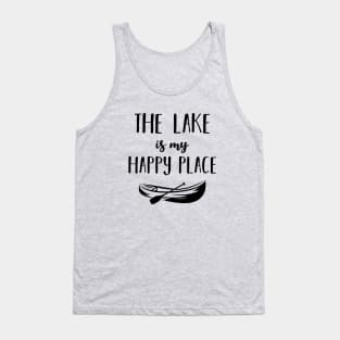 lake is my happy place Tank Top